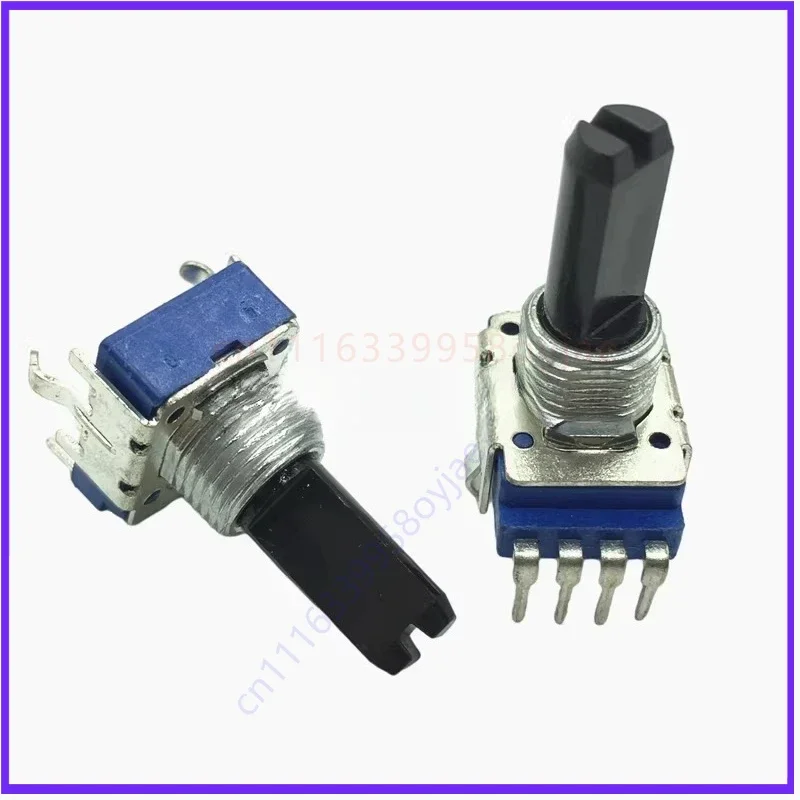 Brand new for RK11 type potentiometer B1K5K10K50K100K250K single joint 4-pin shaft length 18mm 10pcs