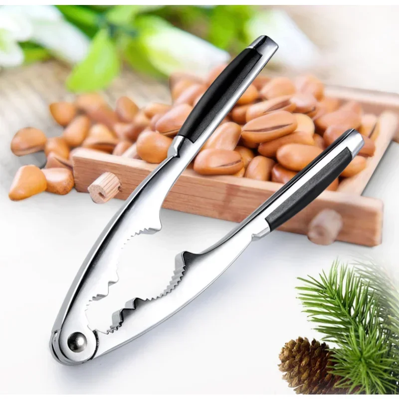 Nutcracker Clip Nut Pliers Chestnut Clips Walnut Almonds Hazelnuts Pliers Metal Nut Opener Plier Multifunctional Chestnut Opener