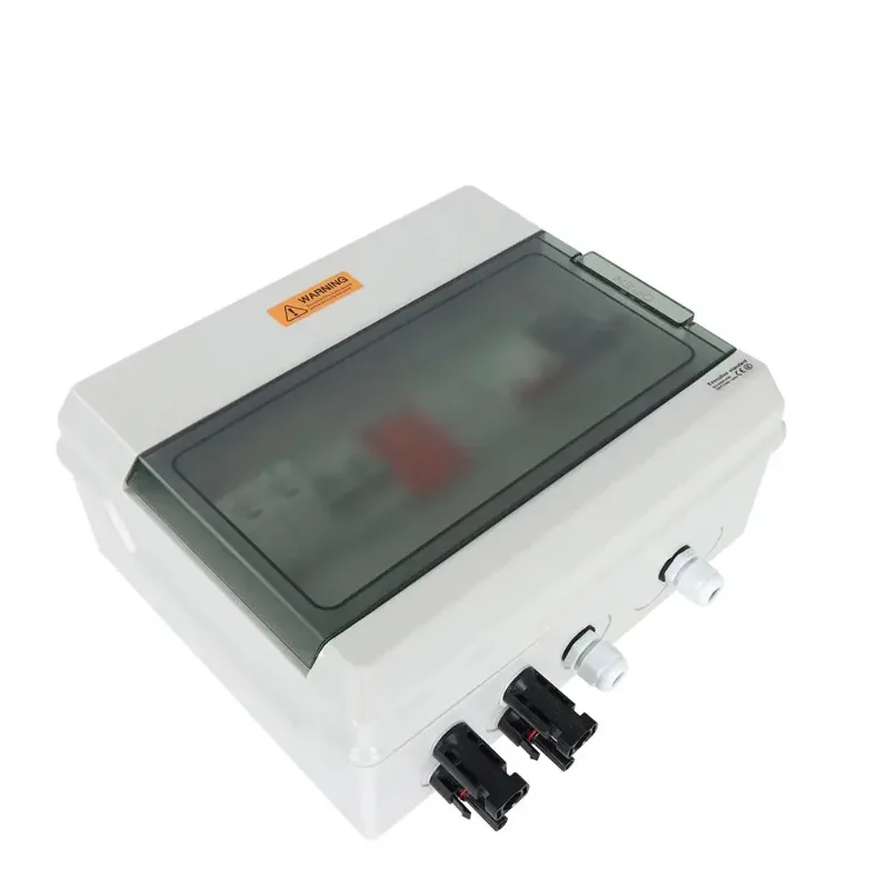 Kotak Kombiner PV Surya WSDB-PV1/1, 1 Masuk 1 Keluar, 1 String Tahan Air, Tahan Debu untuk Sistem Energi Baterai Panel Surya AC + DC