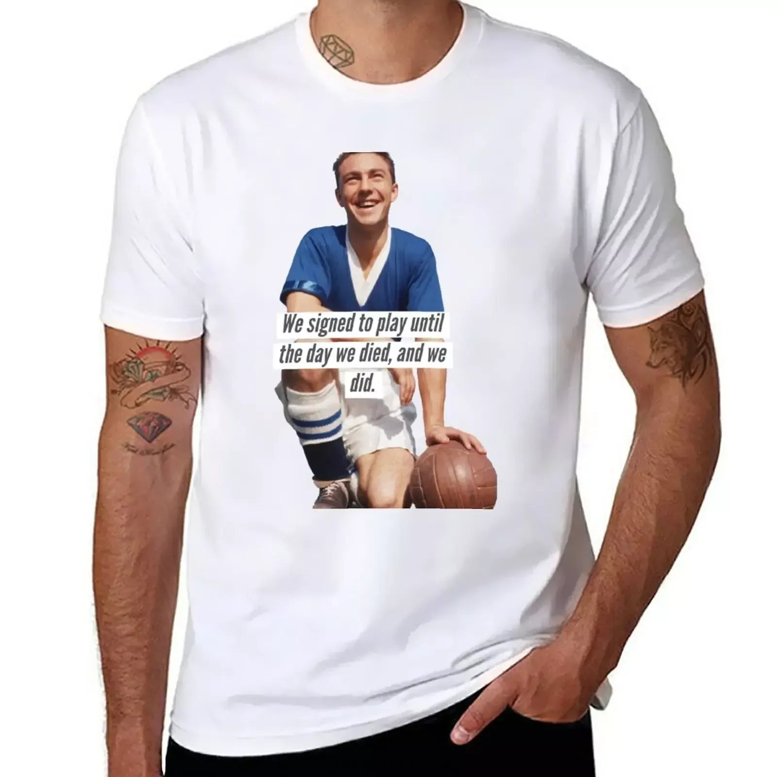 Jimmy Greaves (V3) T-Shirt summer tops plus size tops fitted t shirts for men