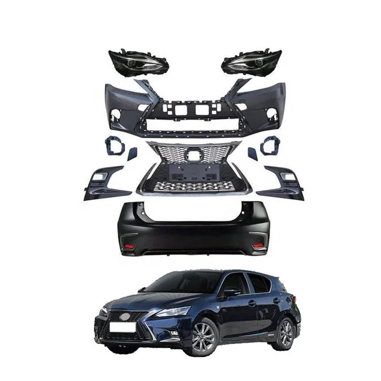 

Car Accessories Front Rear Bumper Grille Sporty Style Body Kit Body Kits for lexus CT CT200 CT200H 2012-2016 Upgrade 2017