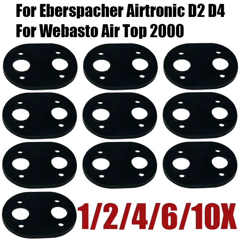 

1/2/4/6/10X Car Air Heater Seal Gaskets Base Black For Eberspacher Airtronic D2 D4 Webasto Air Top 2000 Diesel Parking Heater