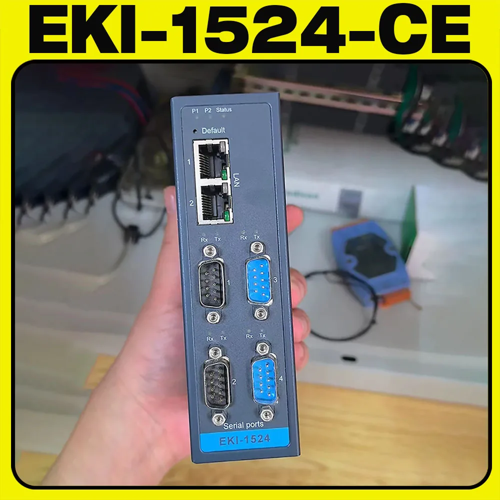 EKI-1524 For Advantech Industrial Ethernet switch Unmanaged 2 Mbit/s Serial port Dark gray EKI-1524-CE