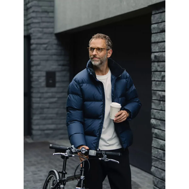 Bal Series Winter Men's Thickened Stand Collar White Goose Down Short Bread Jacket Down Jacket