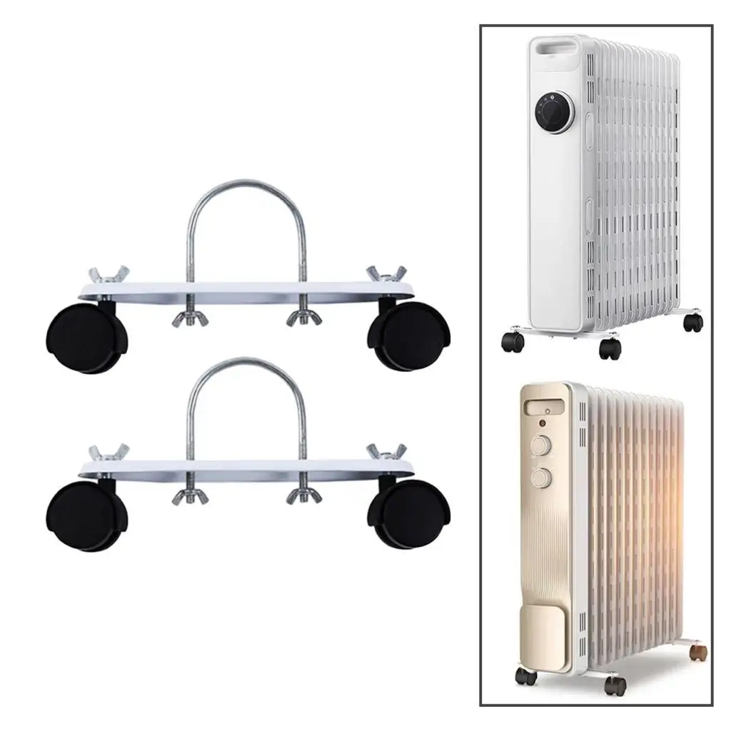 Customizable Electric Heater Caster Frame Base Simple Installation Replace Parts Carbon Steel Length Replacements