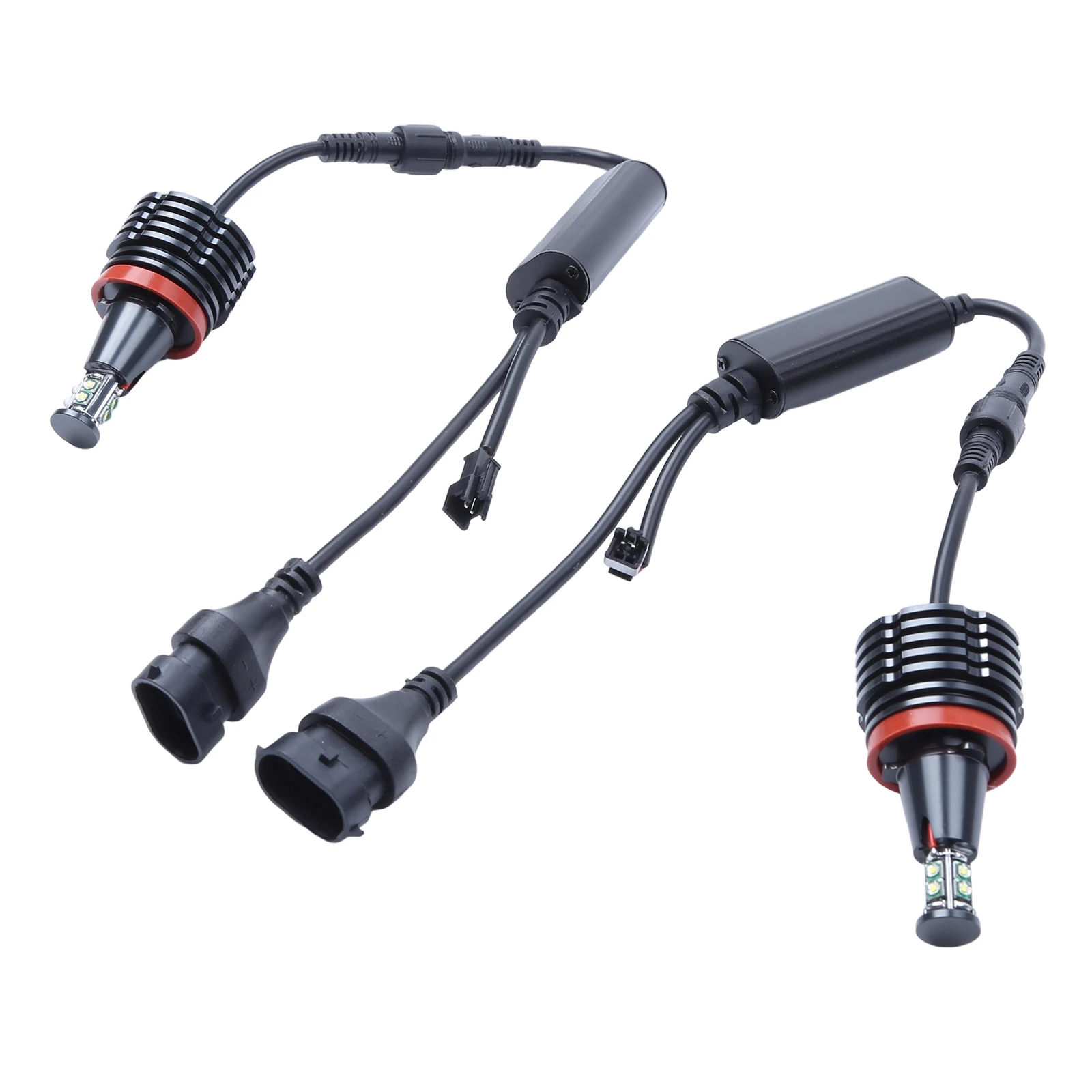 1 Paar Neue Qualitäts-LED-Angel-Eyes-Halo-Ring-Markierungsleuchten 003584ZIZ01A für BMW E90 E91 E92 E93 E60 E61 E70 E71 LED 12V 40W 7000K Ersatz-Glühbirnen