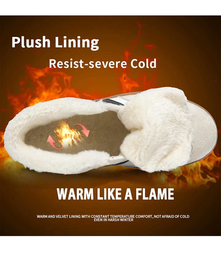 Hohe Schneestiefel, hohe, isolierte Boardschuhe, Winter-Wärmeisolierung, stilvolle, sportliche Freizeitschuhe für Herren, bequem und – Detail 4
