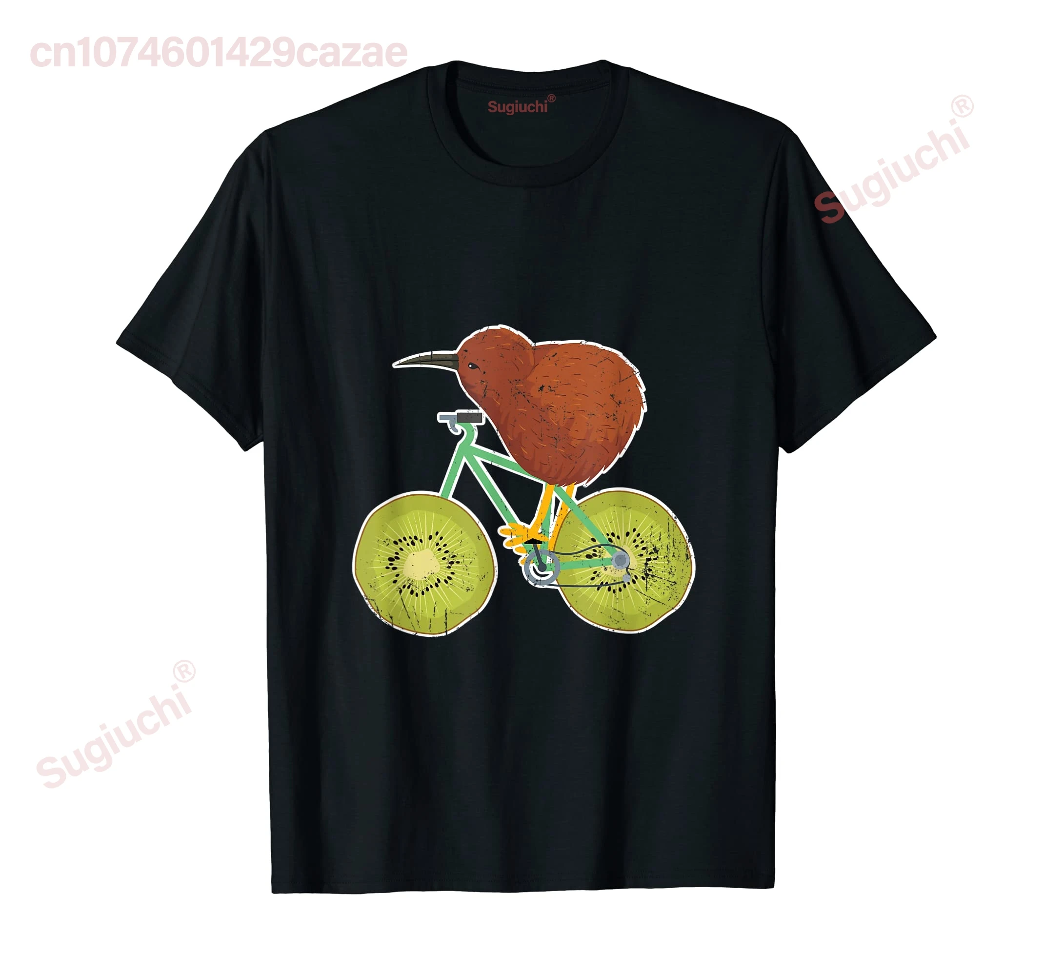 100% Cotton New Zealand Bicycle T-Shirt for Kiwi Fruit Lovers MEN WOMEN UNISEX T Shirts Size S-6XL