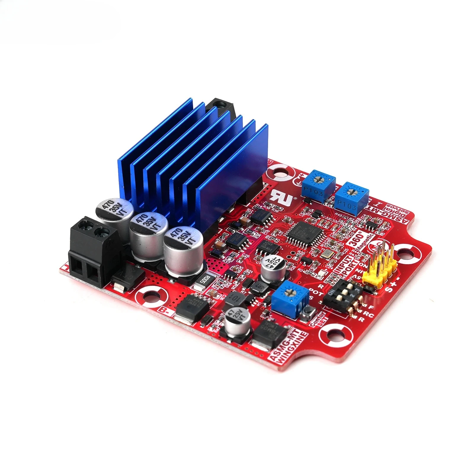 Carte de commande PCB pour 500kg ASMG-MTB, encodage magnétique, couple élevé à 360 degrés, Servo numérique DC 12-24V, grand manipulateur robotique