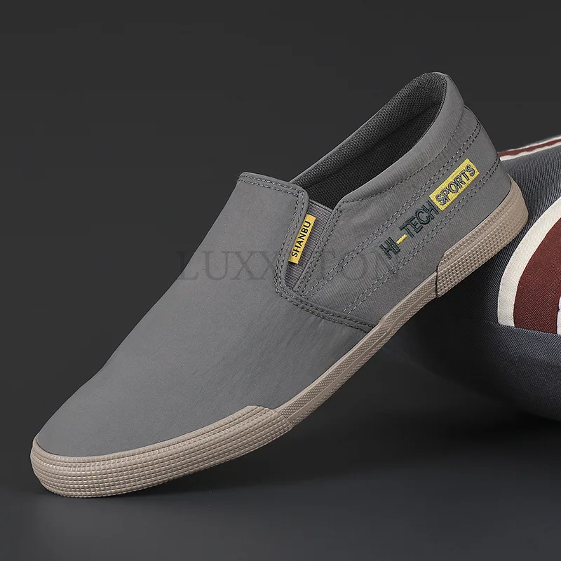 High Quality Canvas Casual Shoes Men Comfortable Outdoor Walking Footwear Breathable Surface Flats Men Shoes Loafers Boat Shoes