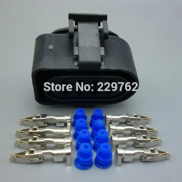 Shhworldsea 15sets 8 Pin 3.5m Car plug,Fuel spray nozzle plug Auto common rail/crankshaft sensor connector 3A0 973 734