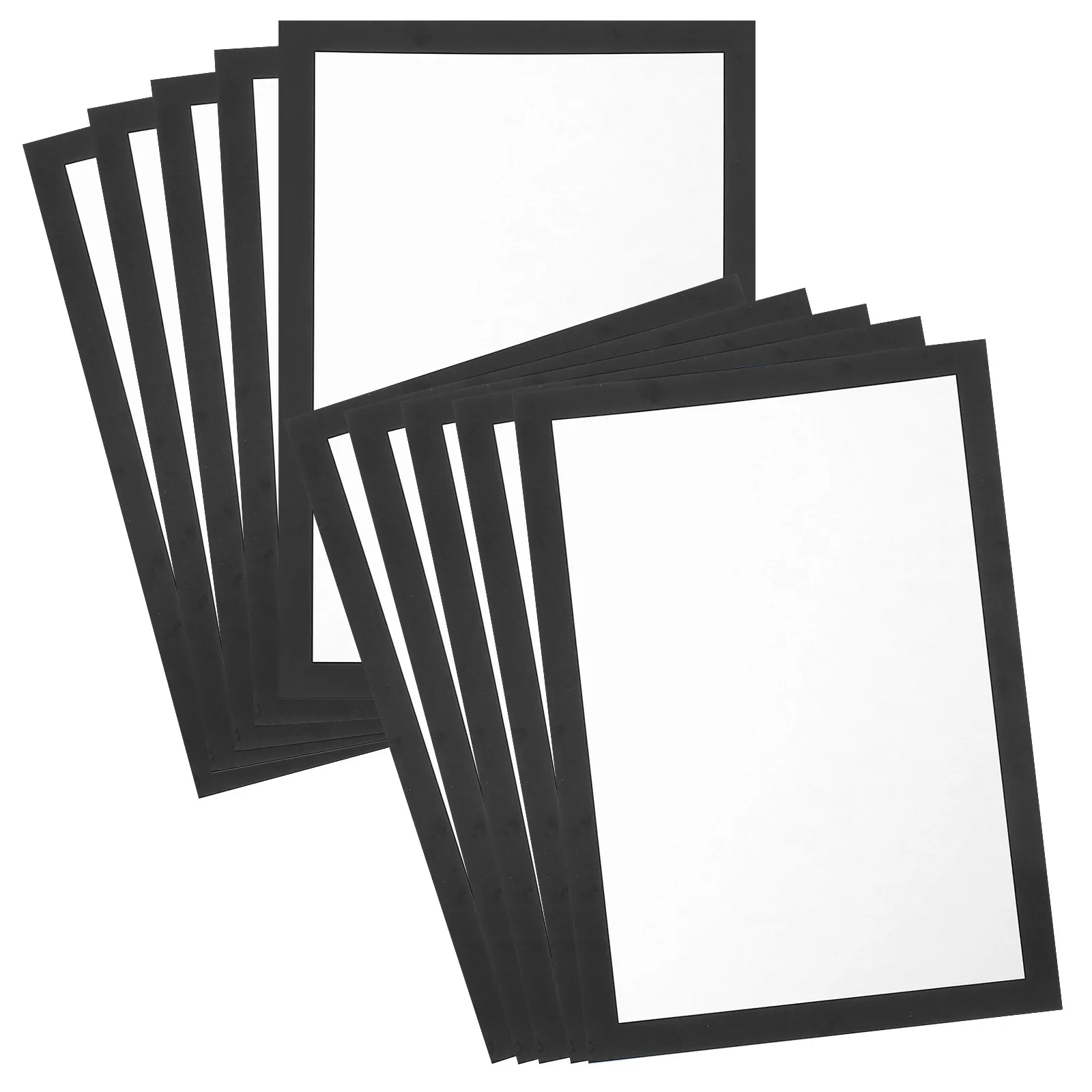 10Sheets Black Drawing Paper Cards For Classroom Wall Art Christmas Card Making Colored Frame Cardstocks Thick