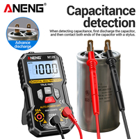 ANENG M128 Multifunction Multimeter AC/DC Voltage Current Resistance Capacitor NCV Voltage Induction 6000 Count Megometro Tester