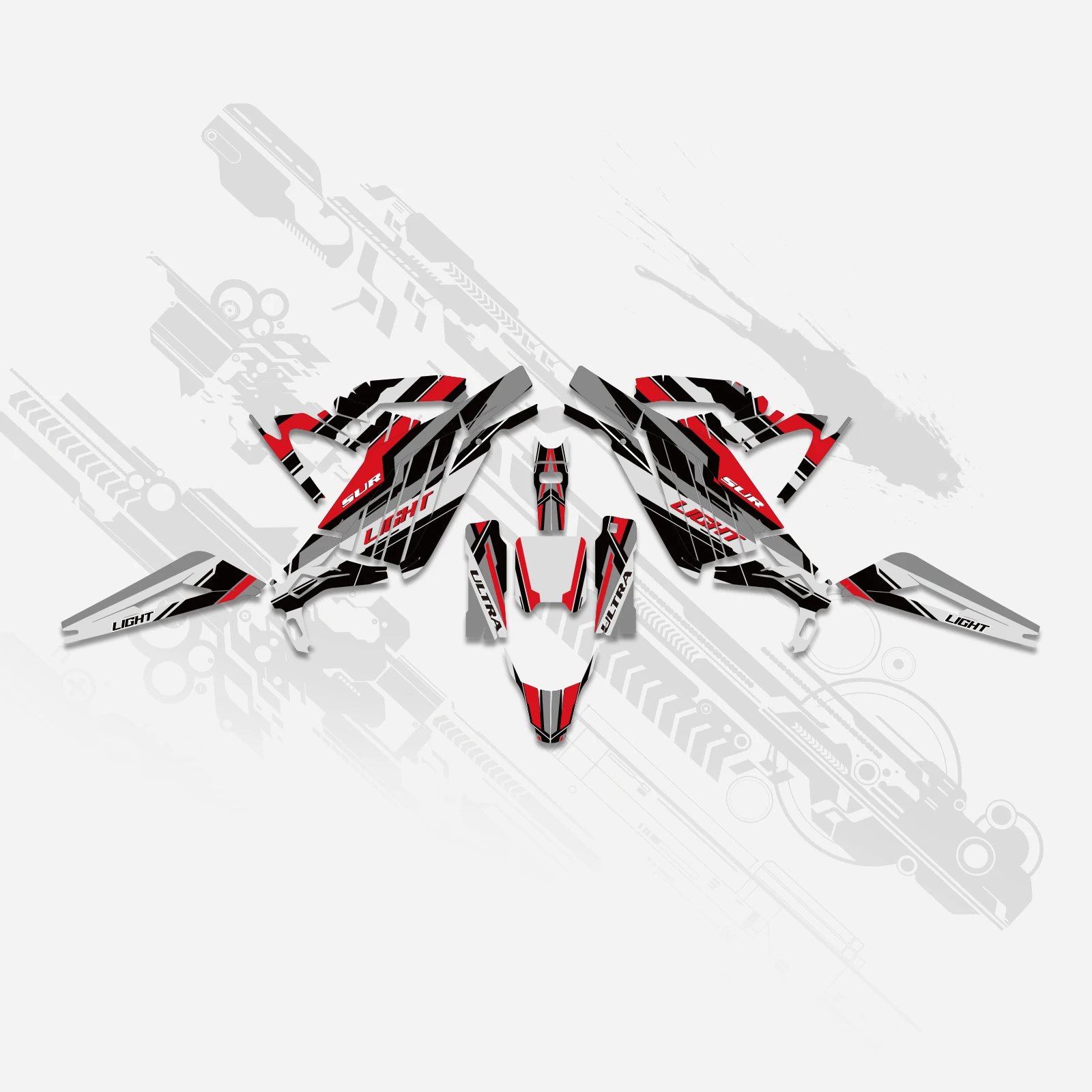 nicecnc-for-surron-light-bee-x-motocross-fairing-graphic-background-decals-sticker-kit-customize-electric-dirt-bike