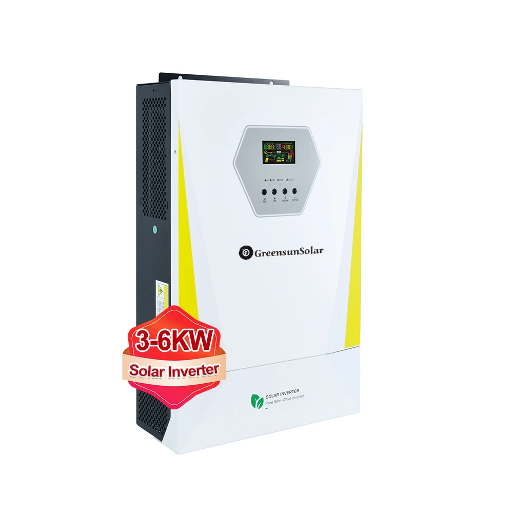 

High Efficiency 24VDC 3Kw 4Kw Solar Inverter 48VDC 5Kw 6.2Kw Off Grid Solar Inverters
