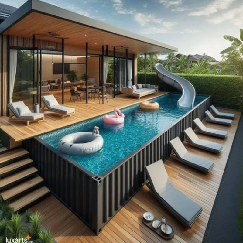 Large Outdoor Adults' Family Swimming Pool with Fiberglass Equipment for Outdoor Pools & Tools & Accessories