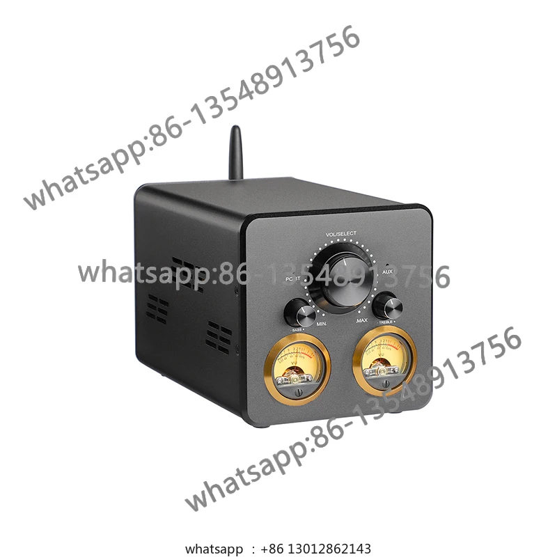 D315 high power TPA3255 dual channel HIFI digital tone USB Bluetooth 5.1 power amplifier, dual VU head spot