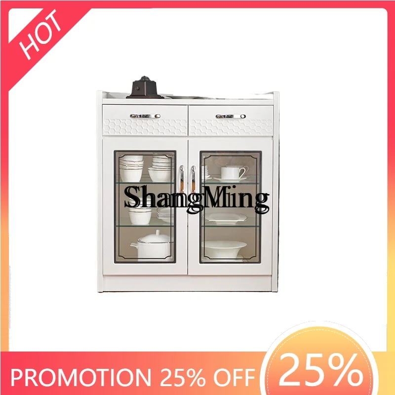 

ZYY Modern Simple Large Capacity Cabinet Cupboard Cupboard Painted Solid Wood White Storage Locker
