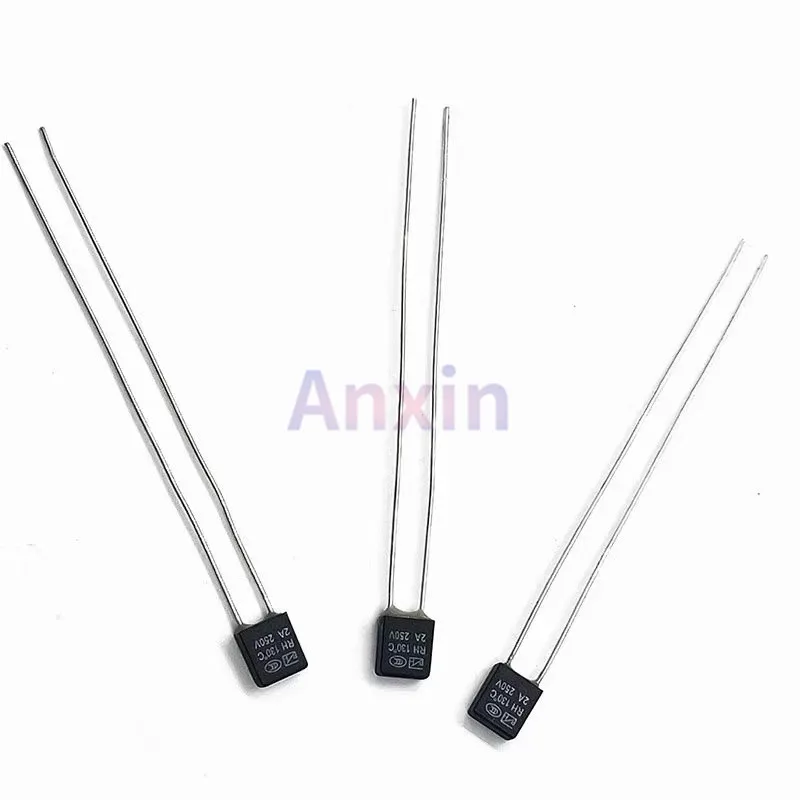 100 pièces RH 92 95 105 110 115 120 125 130 135 140 145 150 degrés ℃   Fusible thermique de moteur de ventilateur, fusible de température 2A 25