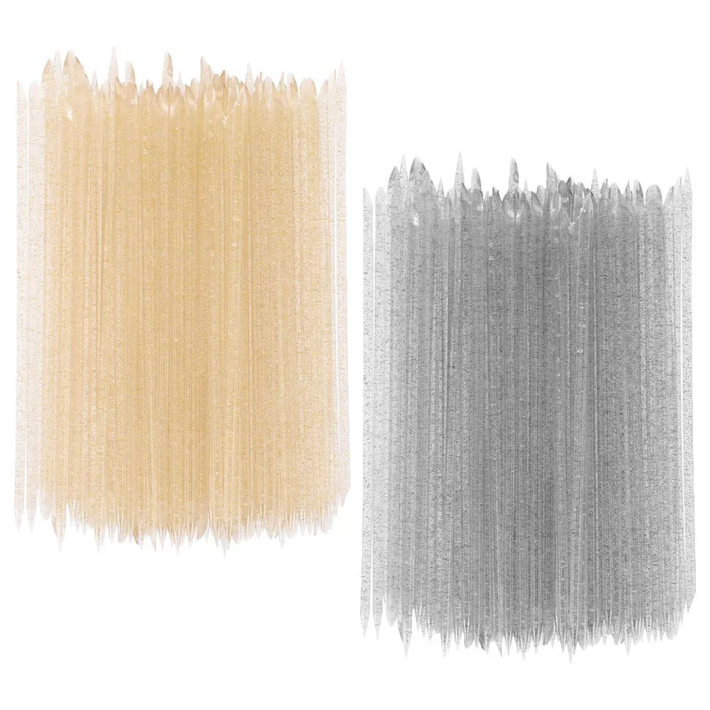 

200 Pcs Cuticle Stick Nail Dotting Supplies Sticks Manicure Tools Plastic for Nails Accessories Technician Kit