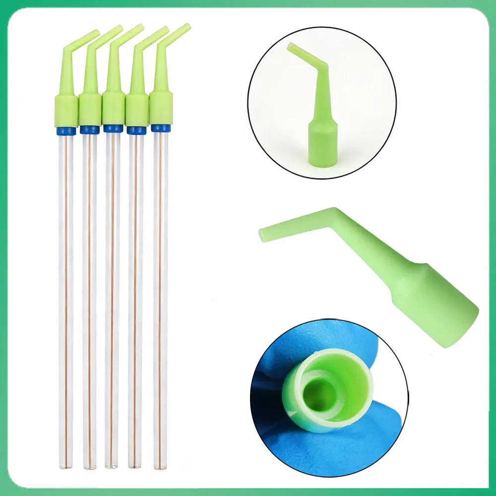 

10Pcs Dental Saliva Ejector Adapter Suction Tip Conversion Head Disposable Bend Pipe Autoclavable Adapter Straw Dentistry Tools