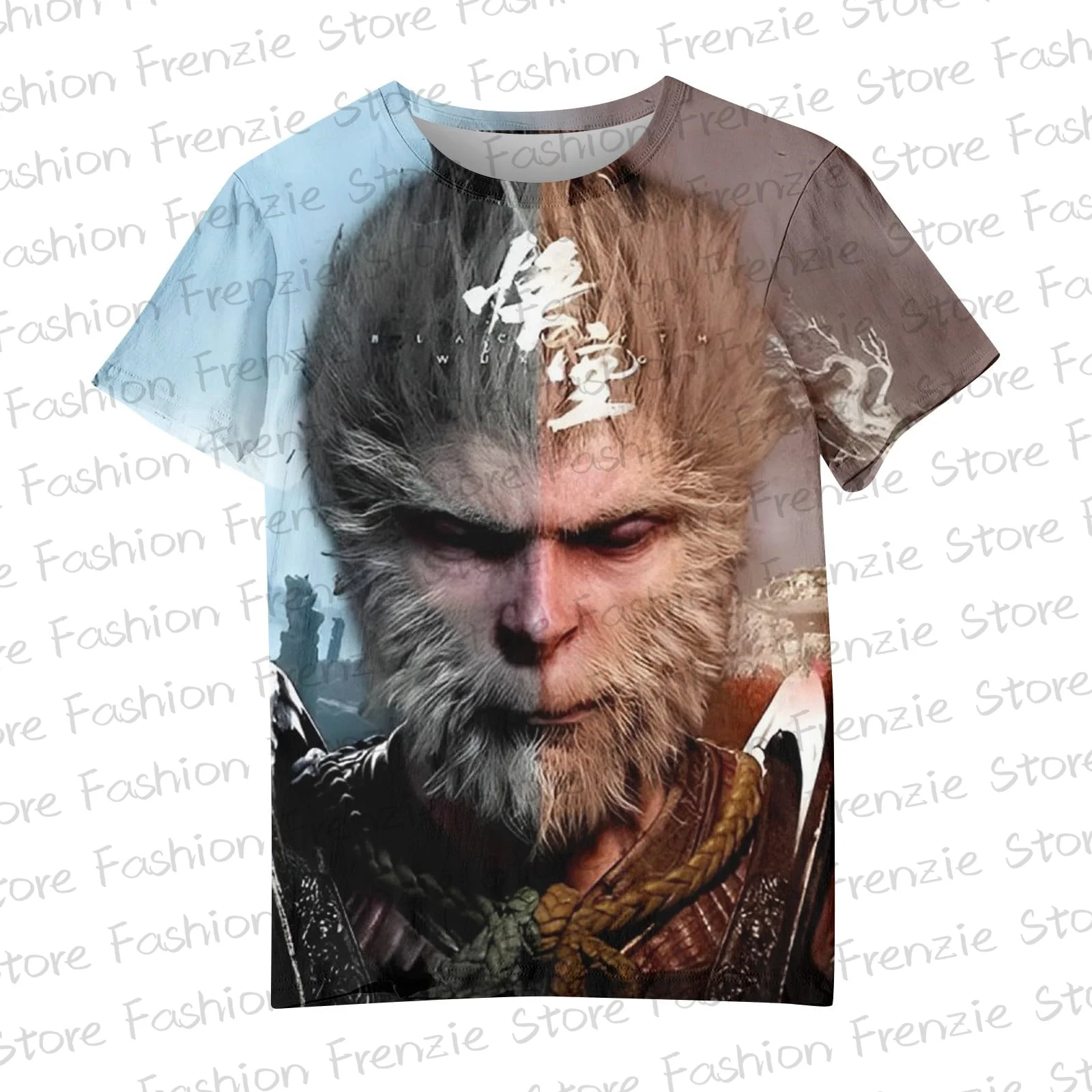 

Black Myth Wukong Steam Game Print Hot Sale Children Tshirts Anime Cosplay Shirts Casual Adult Kid T-shirt Fashion Tshirt Tops