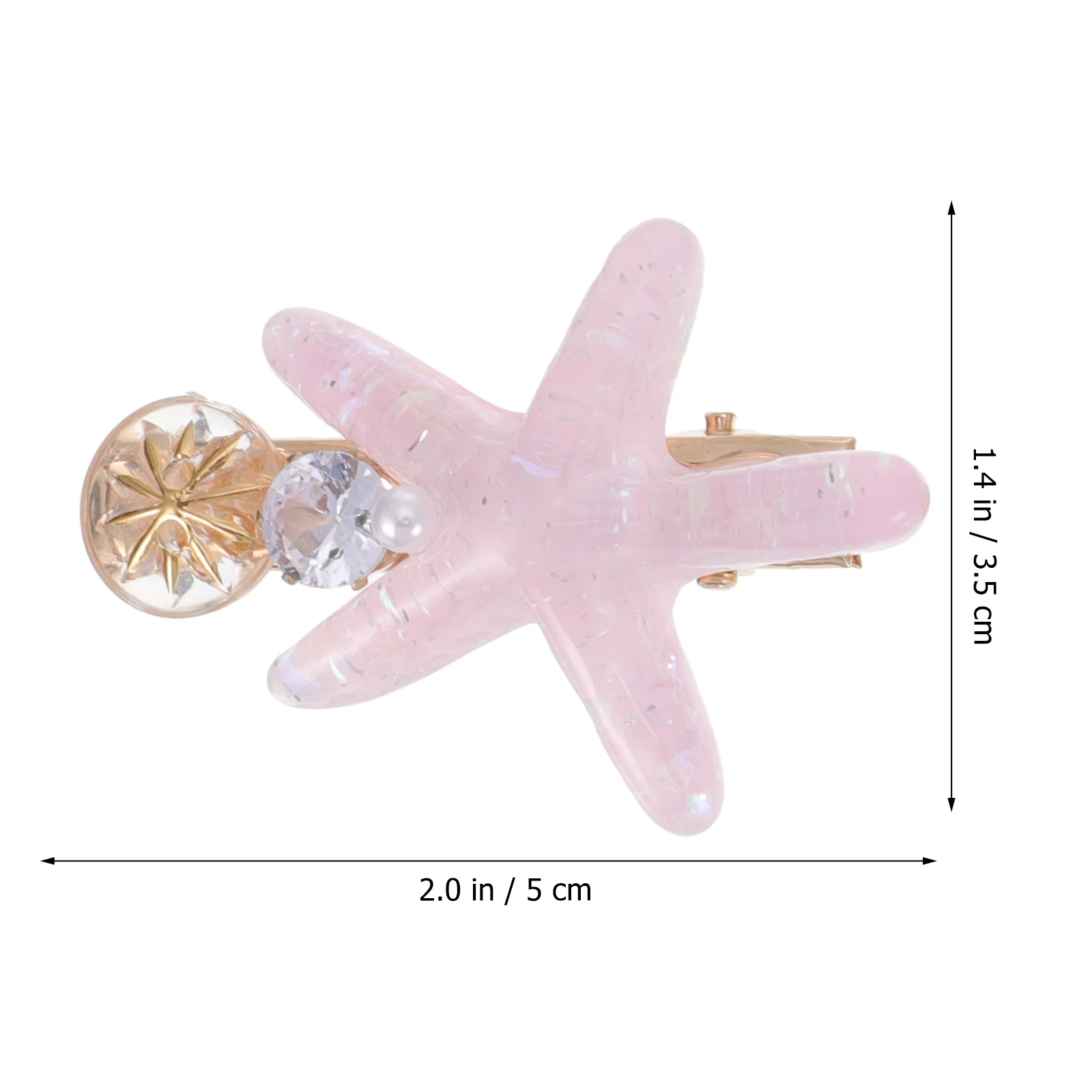 

6 Pcs Shell Hair Clip Girls Headdress Accessories for Party Hairpin Aldult
