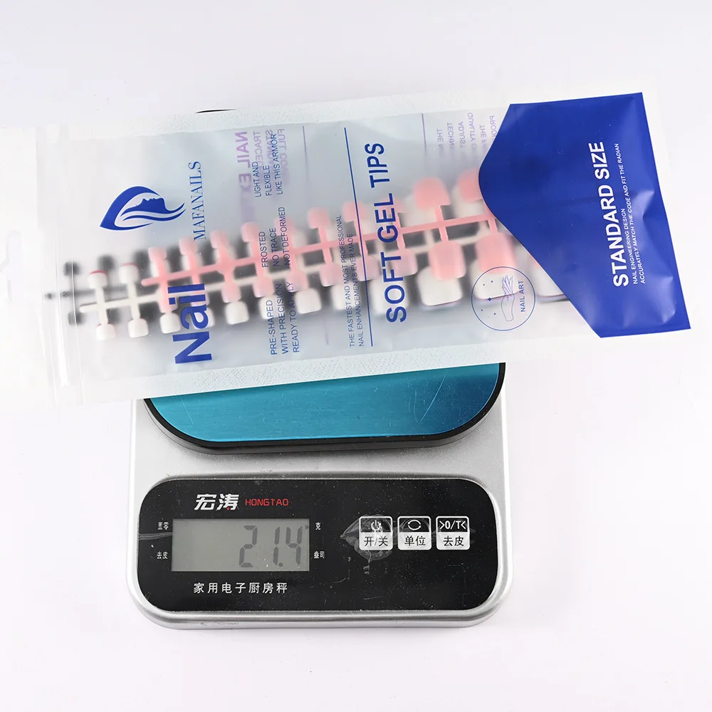 ソリッドカラー プレスオン トゥ ネイル 144 個 – 6 色 ブラック ピンク ホワイト バーガンディ パープル レイク ブルー 再密封可能なバッグ入り