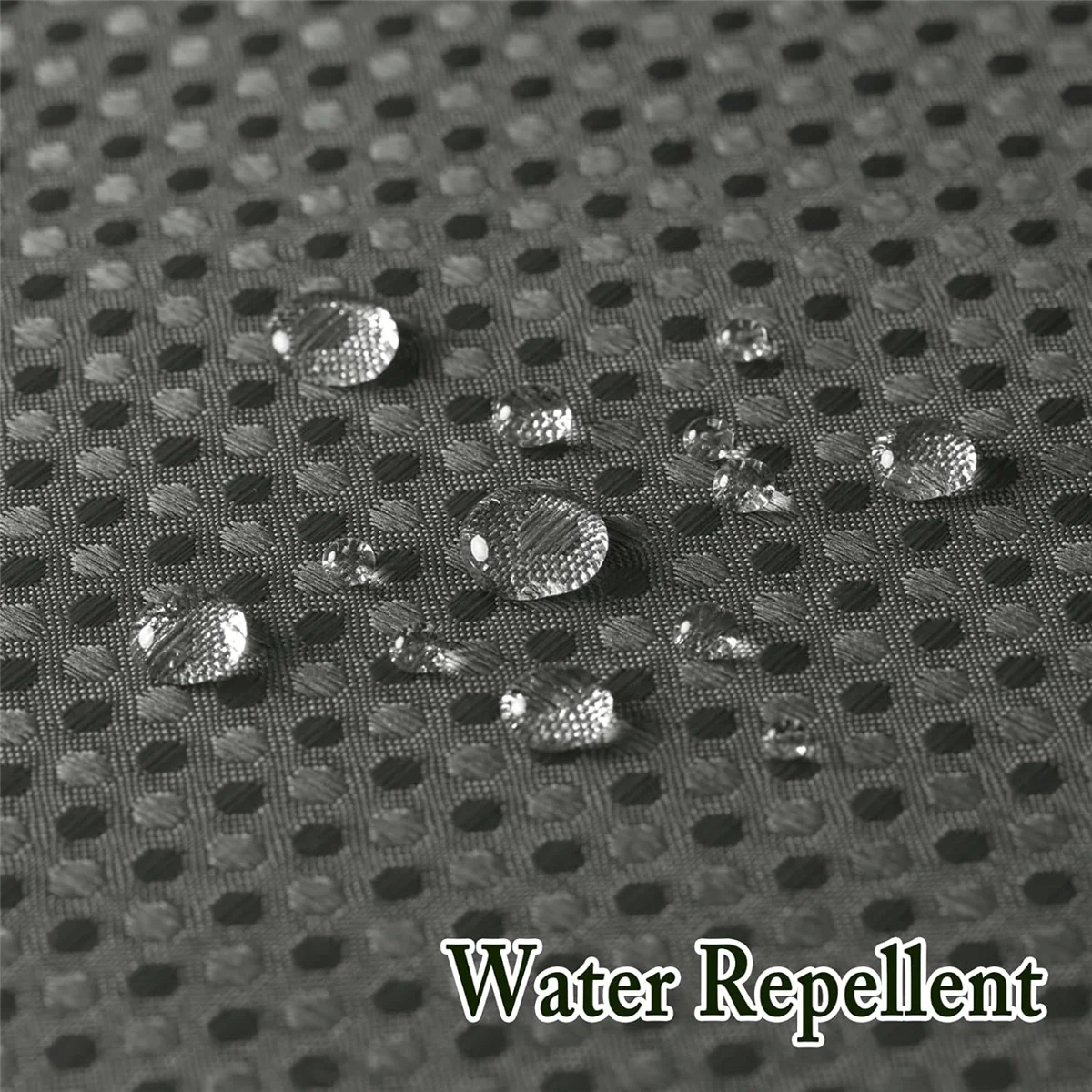 

ABFW No Hook Waffle-Weave Shower Curtain with Snap-in Fabric Liner Set for Bathroom, Hotel Style with Mesh Top Window,B