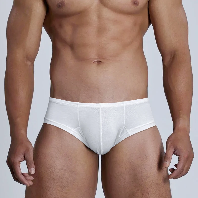 

4 pcs Seamless Underwear Men Modal Briefs Bikini Thongs Thin Quick Dry Male U-Convex Panties Low Waist Underpants Lingerie