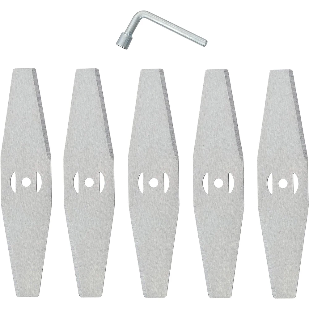 

5/10x 150mm Metal Grass String Trimmer Head Replacement Saw Blades Lawn Mower Fittings Home Garden Power Tool Parts