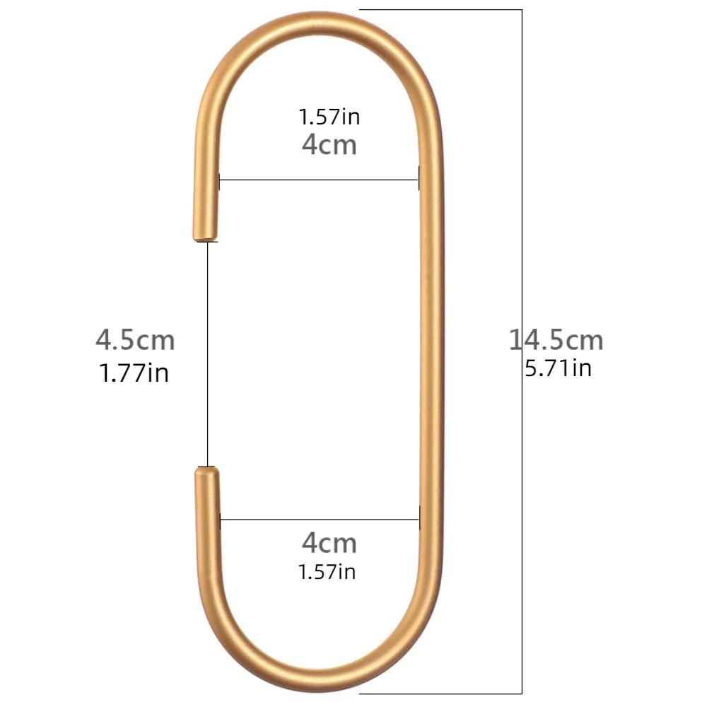 2Pcs Closet Organizer C Shape Hooks Key Hanger Handbag Holder Scarves Hanger Storage Rack Multifunction Hanging Clothes Rack