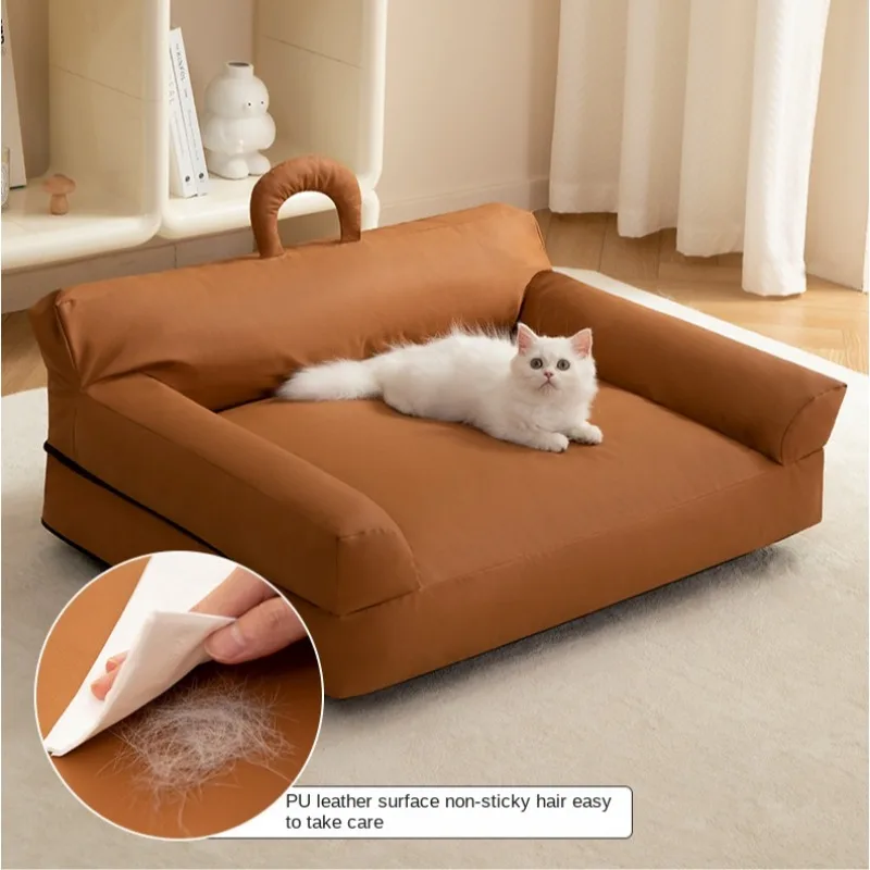 

Cat Nest Four Seasons Universal Waterproof Lazy Sofa Internet Celebrity Bed Large Dog Cushion Kitten Removable Pet Supplies