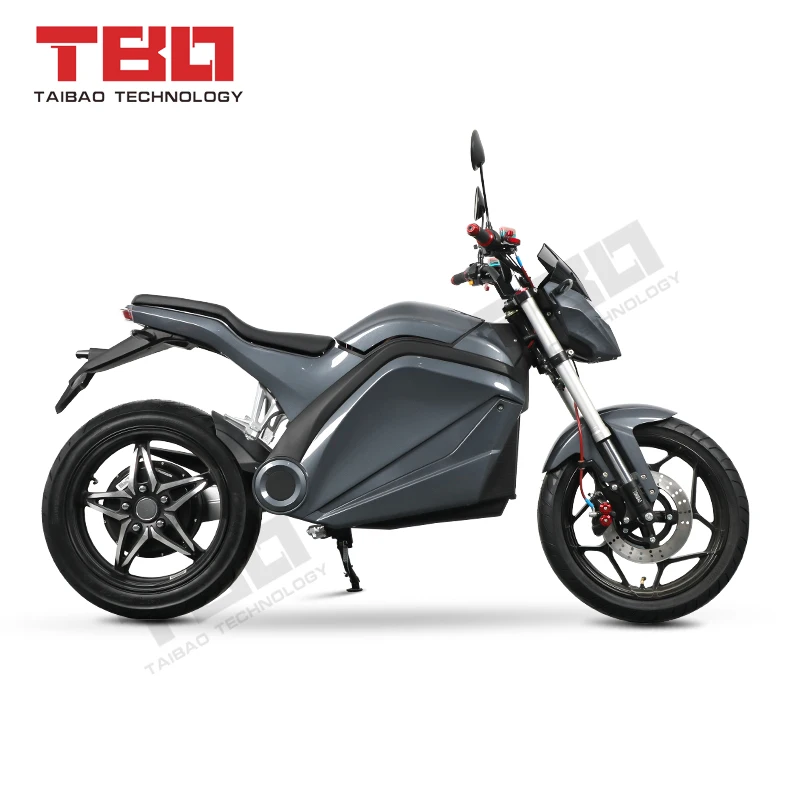 Front and Rear Disc Brakes with Shock Absorption  Stable and Comfortable 2000w Battery Electric Motorcycle