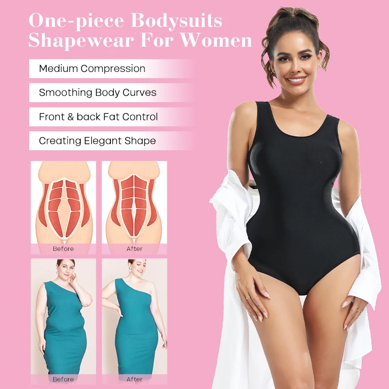 Slimming Waist Body Shaper Women Tummy Control Butt Enhancer Shapewear Bodysuit