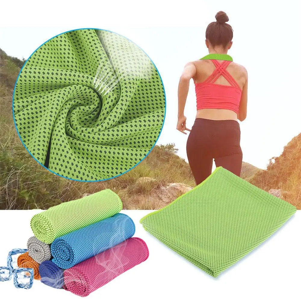 Travel Cooling Towel Enduring Instant Chill Running Microfiber Gym Summer Ice Face Towel Quick-Dry Rapid Cooling Sport Towel