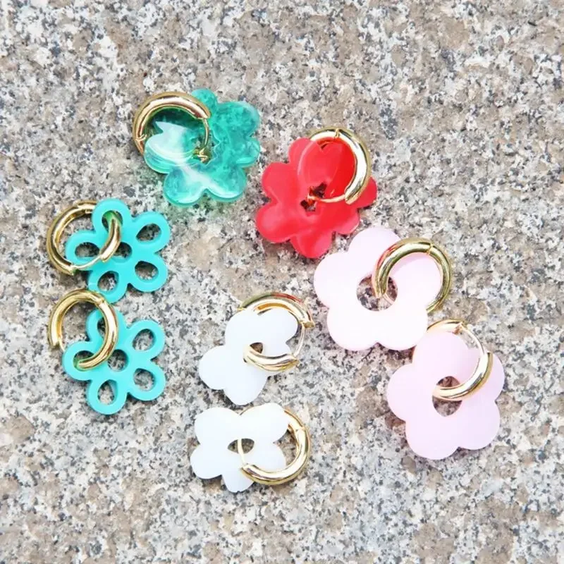 Flower Pendant Silicone Mold Resin Casting Molds for Epoxy Resin UV Resin Pendant Earring Jewelry Keychain Making