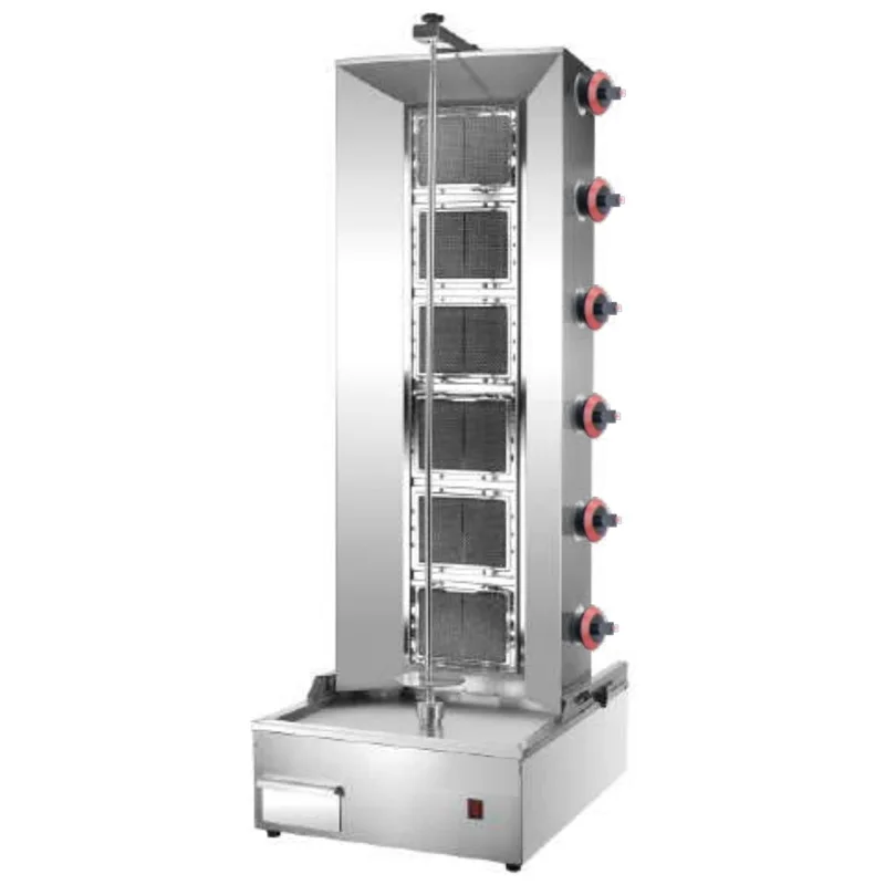 Commercial gas middle east barbecue grill turkey brazilian barbecue machine electric heating automatic rotary Xinjiang barbecue