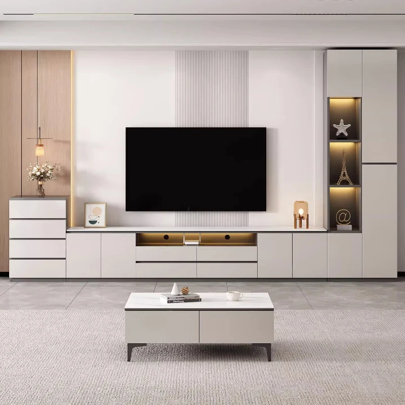 

Cheap Cabinet TV Stand Design Extension Legs Glass TV Stand Room Minimalist Meuble Television Salon Farniture For Living Room