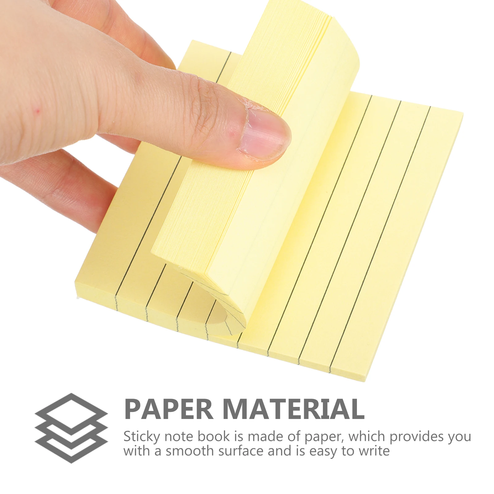 12 Pcs Creative Paper Simple Design Daily Notes Adhesive Pads Students Office Supplies Notebooks