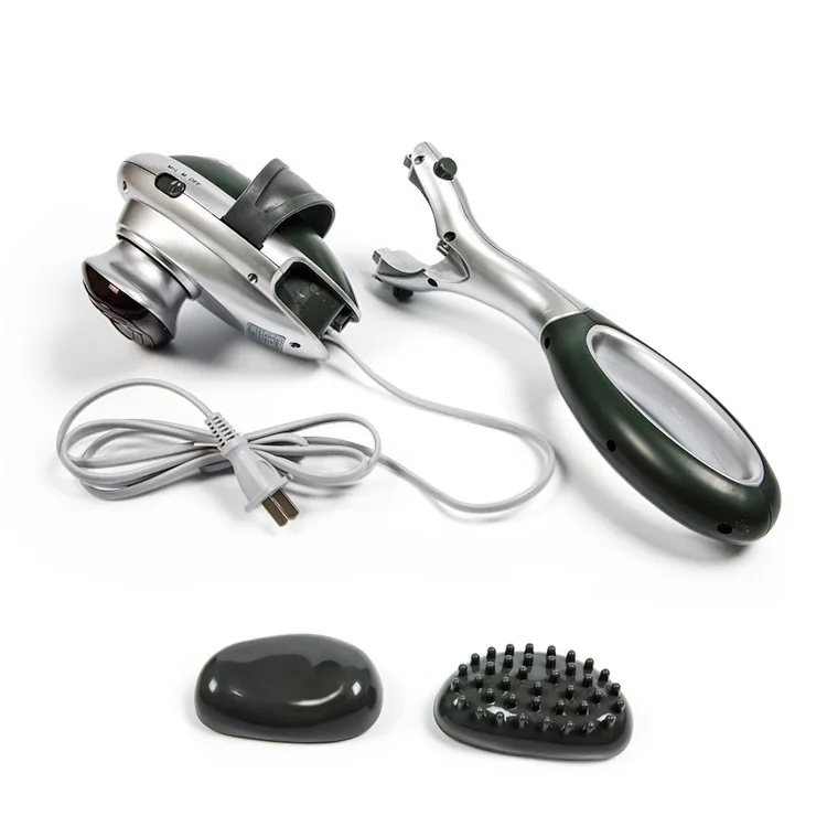 Percussie Actie Variabele Snelheid Split Type Massager Warmte Instelbare Intensiteit Oplaadbare Multi-Functionele Full Body Massager - afbeelding 1