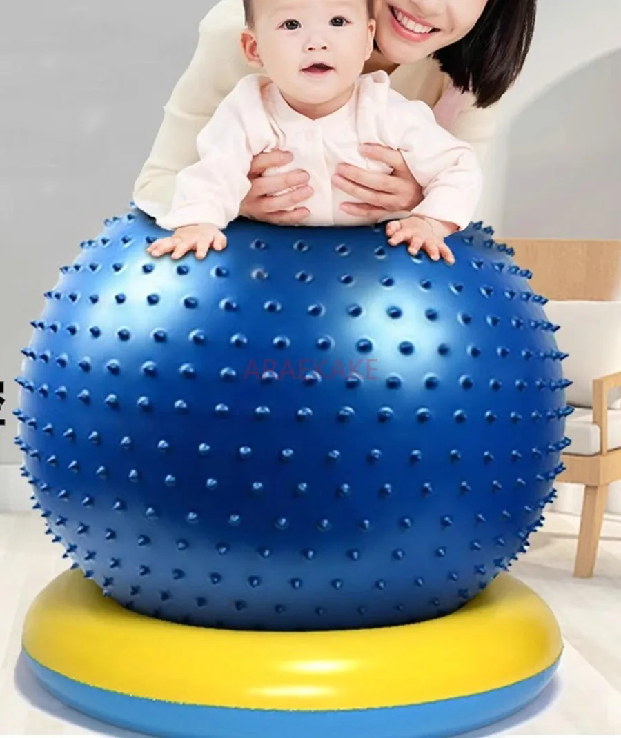 

1set Yoga ball, fitness ball, massage ball, thickened explosion-proof, children's sensory integration training