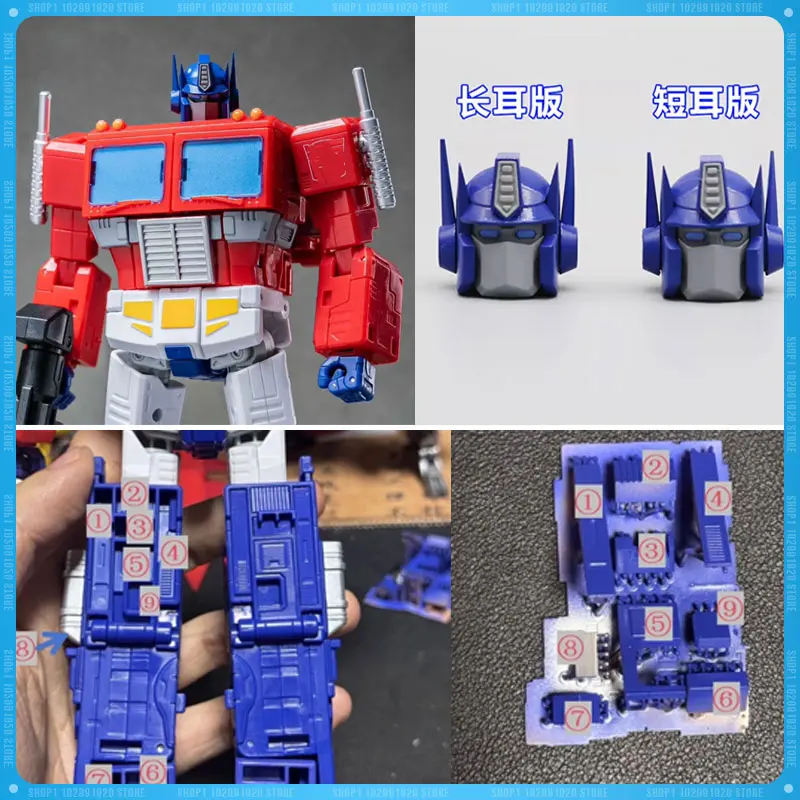 En Stock, juguete de transformación para SS-86 SS86 OP Prime, Kit de cabezal de repuesto brillante, accesorios de actualización, modelo de juguetes, regalos