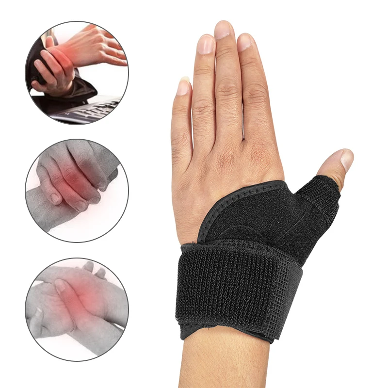 1Pc Tenosynovitis Thumb Protector Mouse Hand Thumb Brace Breathable Splint Sport