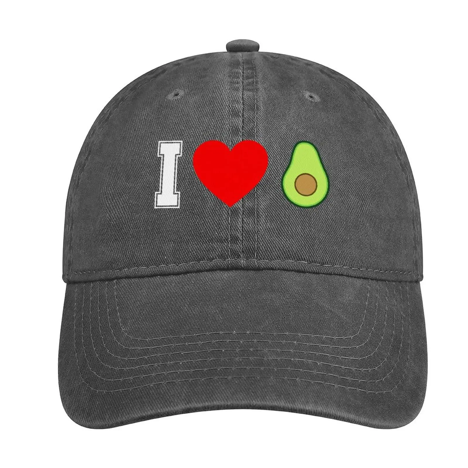 

I Love Avocado Baseball Cap Men and Women Trucker Hat Adjustable Dad Hats