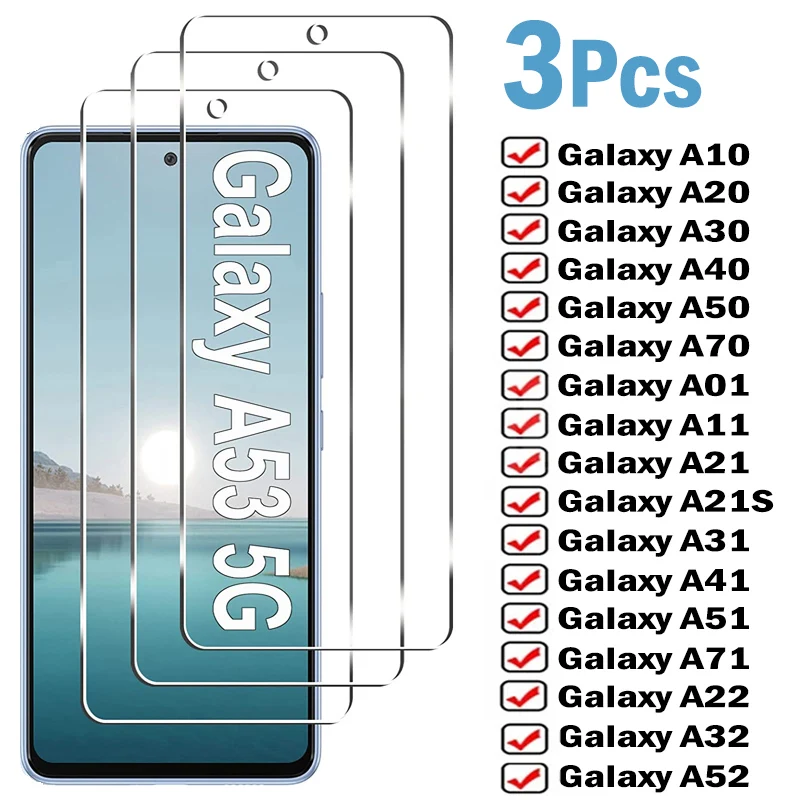 Vetro temperato per Samsung Galaxy A50 A30 A20E A10S A40 A70 Protezioni Dello Schermo per Samsung A21 A31 A51 A71 A41 A22 A32 A52 di Vetro