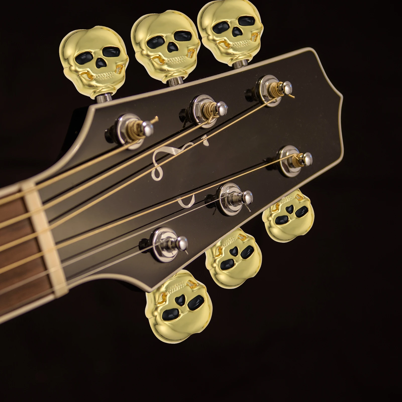 

6 Pcs Guitar Tuners Acoustic Tuning Pegs Classical Music Button Golden Electric