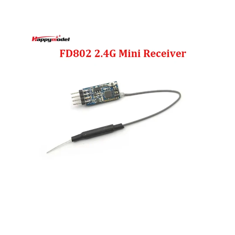 Mini FD802 8CH Two-way Pass Back 8 Channels Receiver with Amplifier for Frsky X9D QX90 QX80 Micro Racing Quadcopter