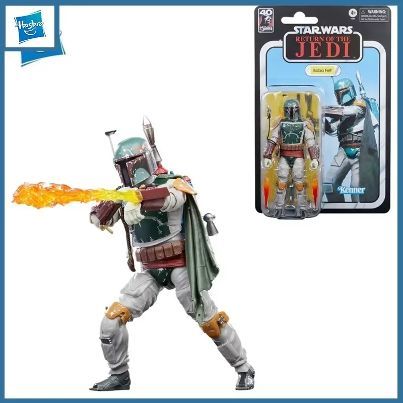 Hasbro Star Wars The Black Series Bounty Hunter Boba Fett Kenner XD Cassian Andor Jedi Collection Action Figure for Kids Gift