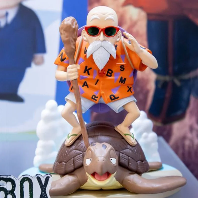 

Glasses Factory Dragon Ball Master Roshi Prize Figure PVC 10CM Anime Toy Gift Collectible Display Official In Stock